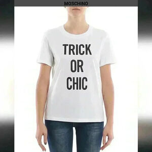 SALE Authentic Moschino T-shirt US Sz 44 ( US 10)